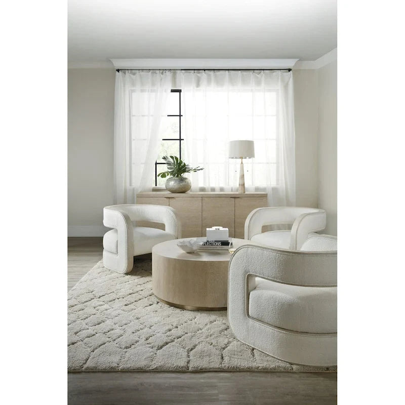 Hooker Furniture Cascade 28-Inch Modern Zen Upholstered Accent Chair - Image 2