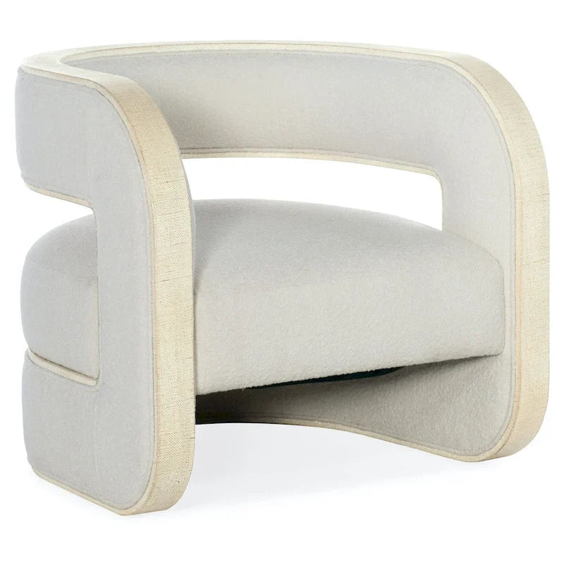 Hooker Furniture Cascade 28-Inch Modern Zen Upholstered Accent Chair - Image 3