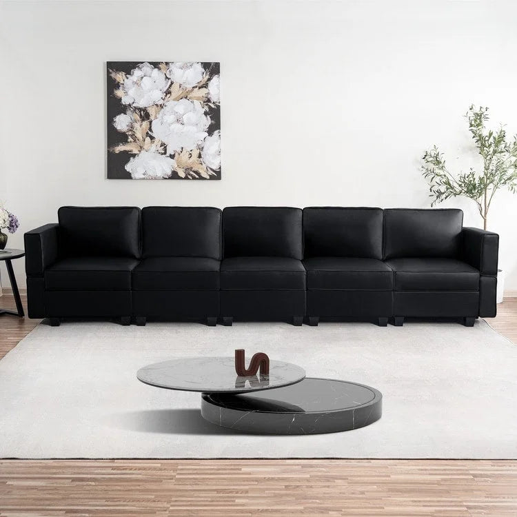 Convertible DIY Modular Sleeper Sectional Sofa Collection with Storage Seats - Perfect for Your Living Room - Image 8