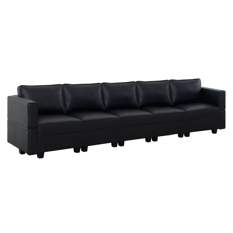 Convertible DIY Modular Sleeper Sectional Sofa Collection with Storage Seats - Perfect for Your Living Room - Image 9