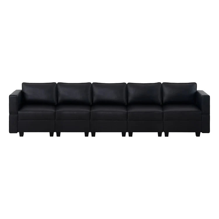 Convertible DIY Modular Sleeper Sectional Sofa Collection with Storage Seats - Perfect for Your Living Room - Image 11