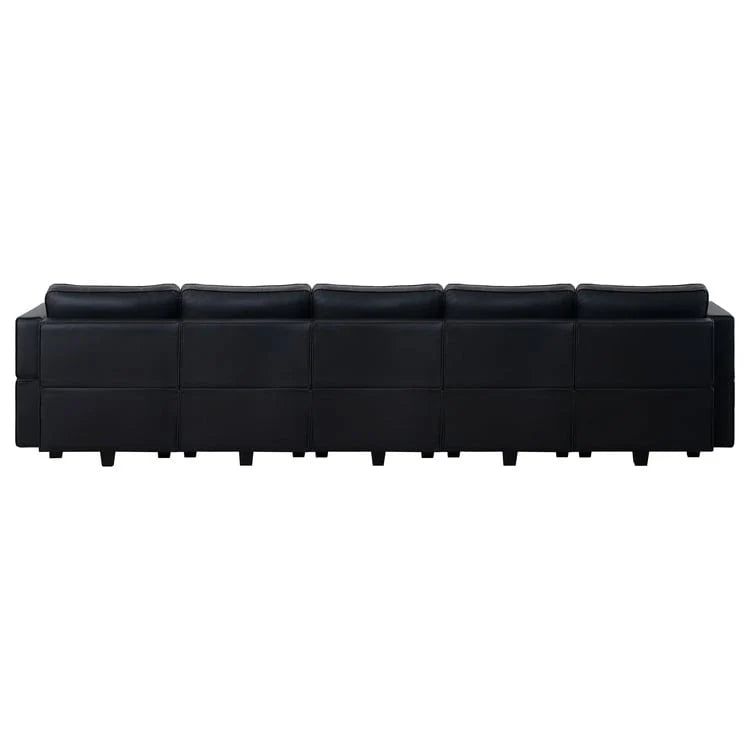 Convertible DIY Modular Sleeper Sectional Sofa Collection with Storage Seats - Perfect for Your Living Room - Image 12