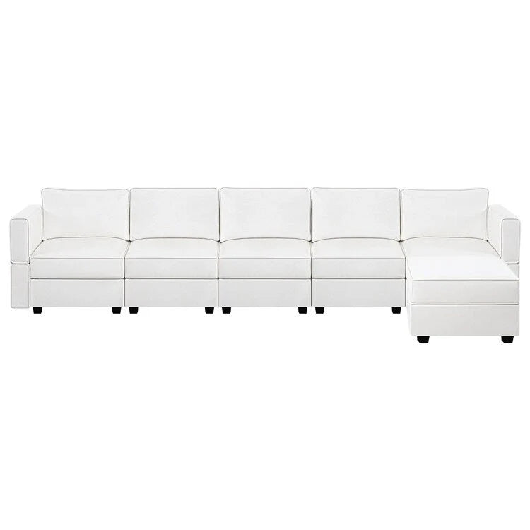 Convertible DIY Modular Sleeper Sectional Sofa Collection with Storage Seats - Perfect for Your Living Room - Image 31