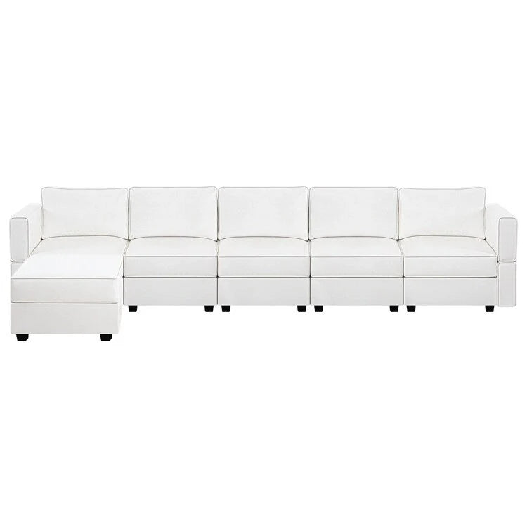 Convertible DIY Modular Sleeper Sectional Sofa Collection with Storage Seats - Perfect for Your Living Room - Image 34