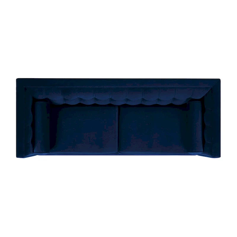 Jack 84 Mid-Century Modern Tuxedo Sofa with Decorative Bolster Pillows - Image 22
