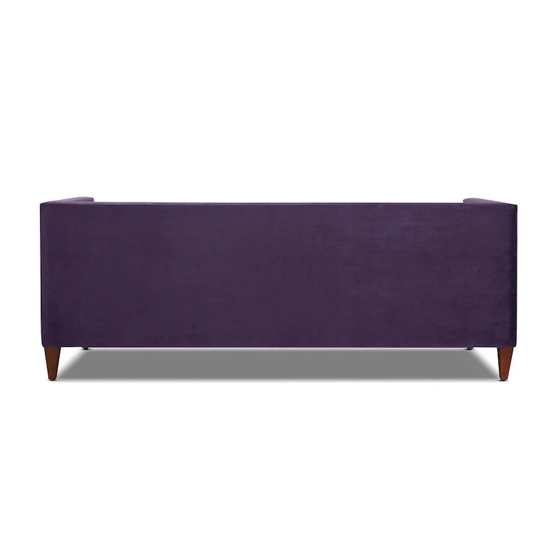 Jack 84 Mid-Century Modern Tuxedo Sofa with Decorative Bolster Pillows - Image 30
