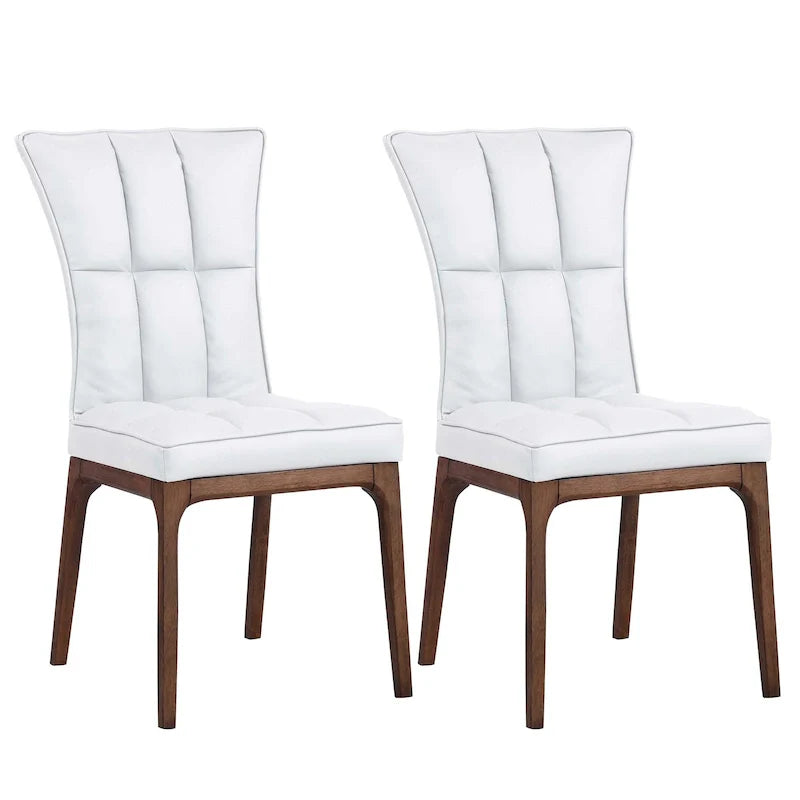 Set of 2 Contemporary Tufted Side Chairs with Sturdy Solid Wood Frame - Image 28