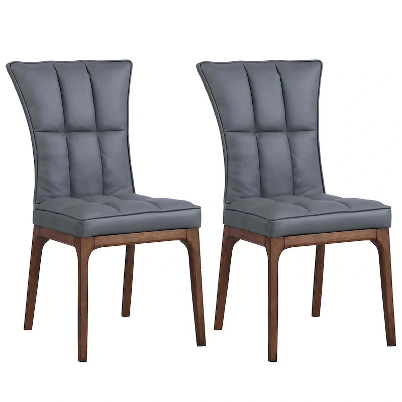 Set of 2 Contemporary Tufted Side Chairs with Sturdy Solid Wood Frame - Image 30
