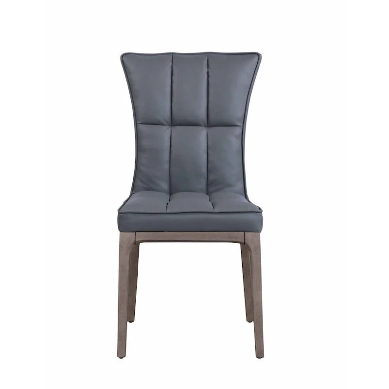 Set of 2 Contemporary Tufted Side Chairs with Sturdy Solid Wood Frame - Image 6