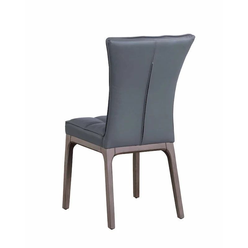 Set of 2 Contemporary Tufted Side Chairs with Sturdy Solid Wood Frame - Image 8