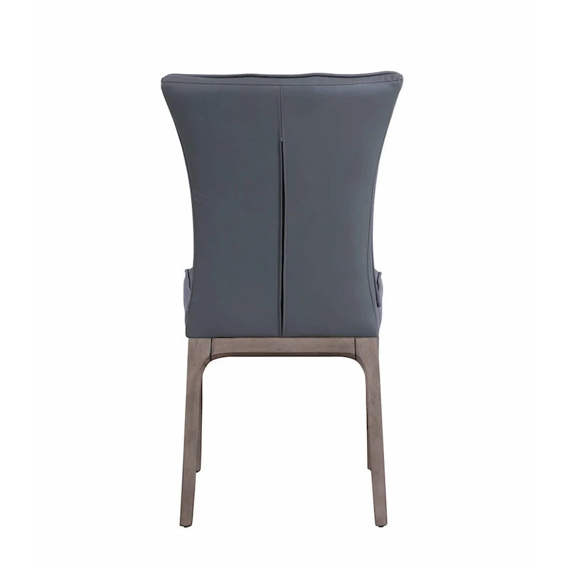 Set of 2 Contemporary Tufted Side Chairs with Sturdy Solid Wood Frame - Image 9
