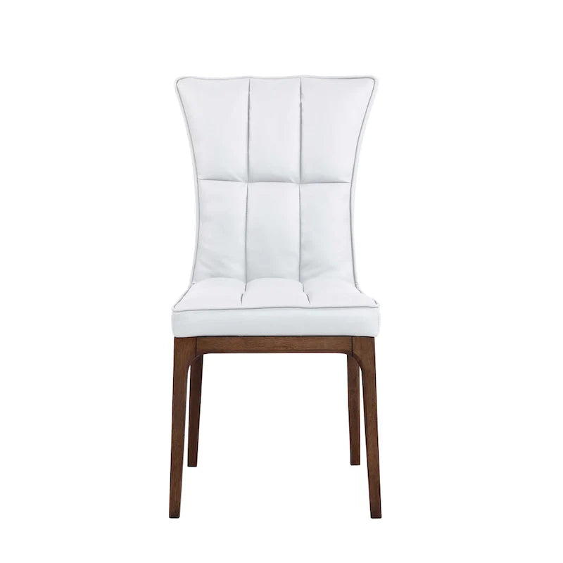 Set of 2 Contemporary Tufted Side Chairs with Sturdy Solid Wood Frame - Image 11