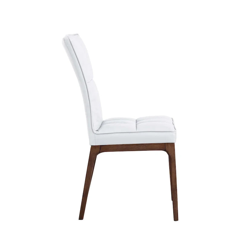 Set of 2 Contemporary Tufted Side Chairs with Sturdy Solid Wood Frame - Image 12