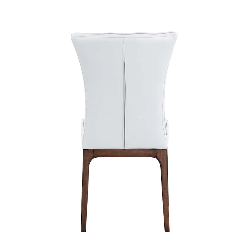 Set of 2 Contemporary Tufted Side Chairs with Sturdy Solid Wood Frame - Image 14