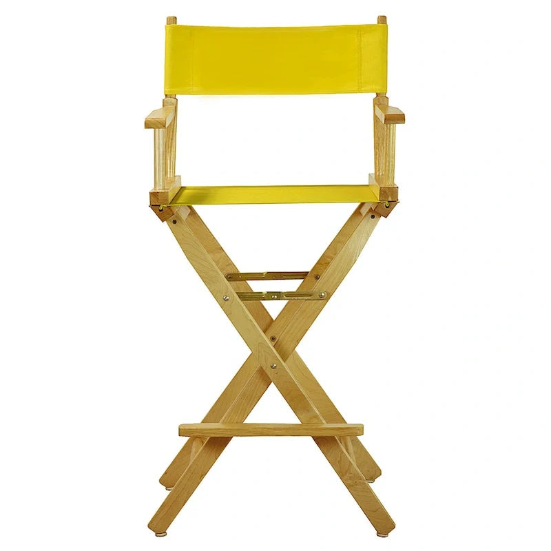 30-Inch Director's Chair with Natural Frame - Image 3