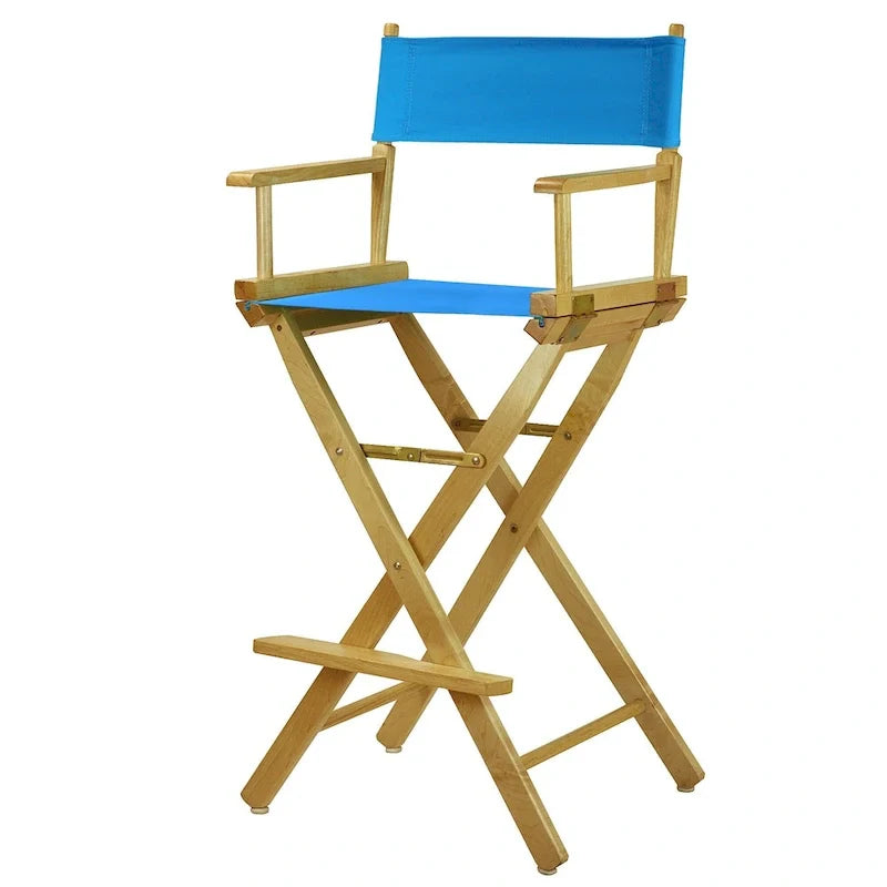 30-Inch Director's Chair with Natural Frame - Image 22