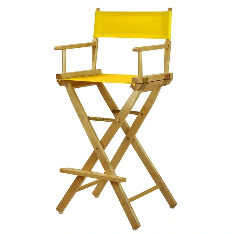30-Inch Director's Chair with Natural Frame - Image 24