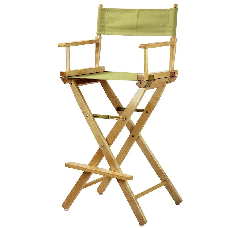30-Inch Director's Chair with Natural Frame - Image 29