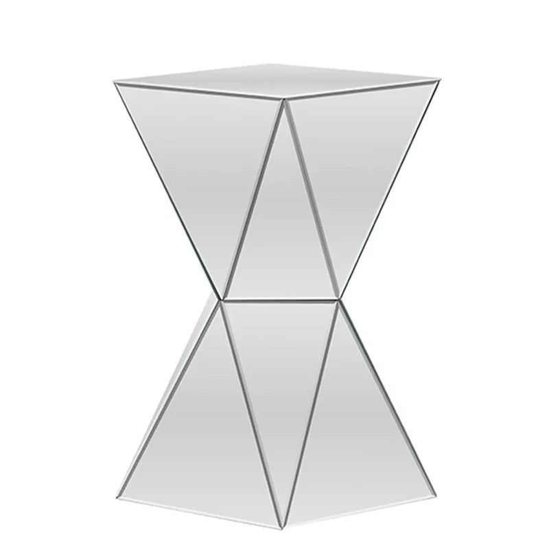 Rebecca Modern Multi-Angle Mirrored Side Table - Image 2