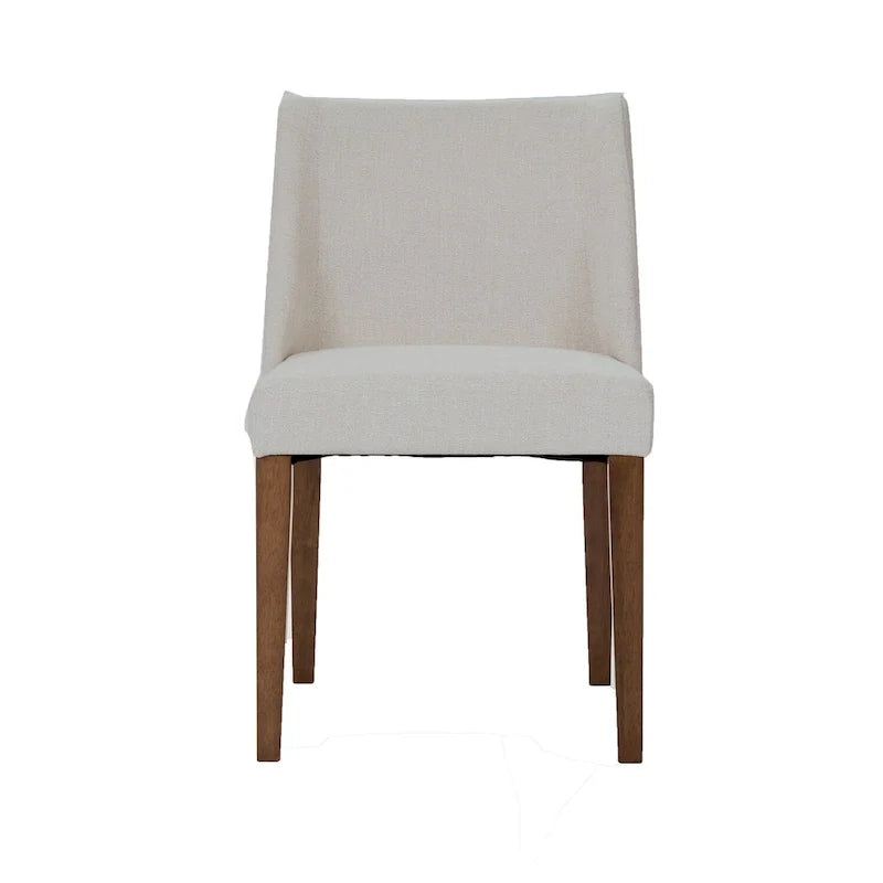 2-Piece Space-Saving Dining Chair Set with Walnut Frame and Linen Upholstery - Available in Multiple Colors - Image 15
