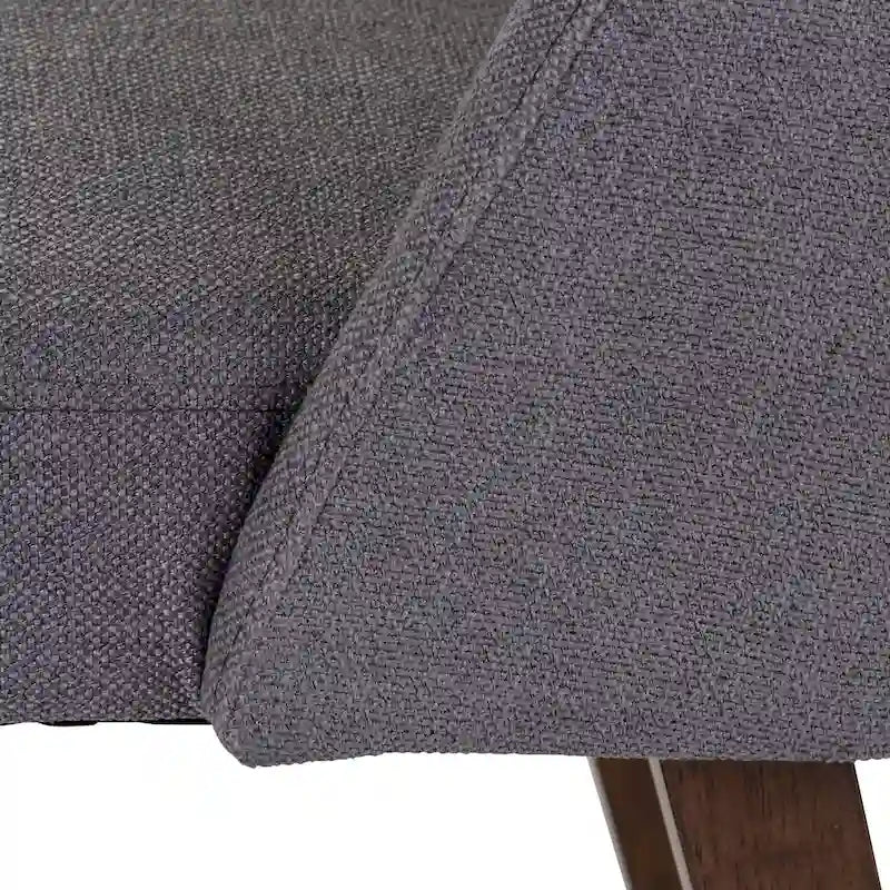 2-Piece Space-Saving Dining Chair Set with Walnut Frame and Linen Upholstery - Available in Multiple Colors - Image 24
