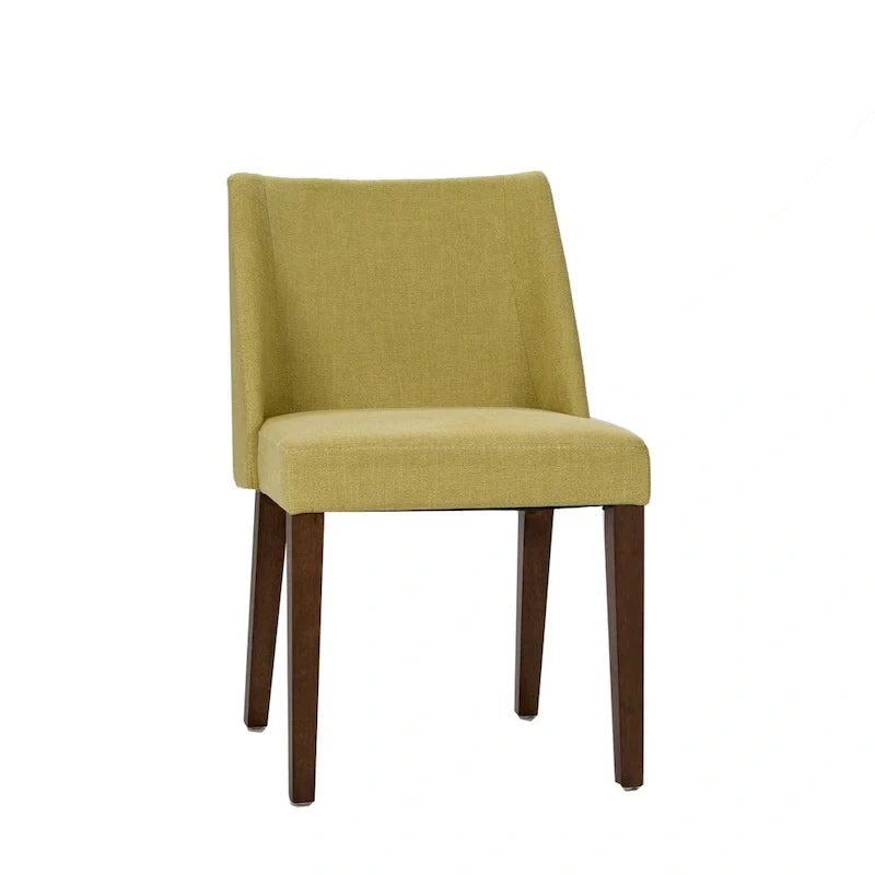 2-Piece Space-Saving Dining Chair Set with Walnut Frame and Linen Upholstery - Available in Multiple Colors - Image 28