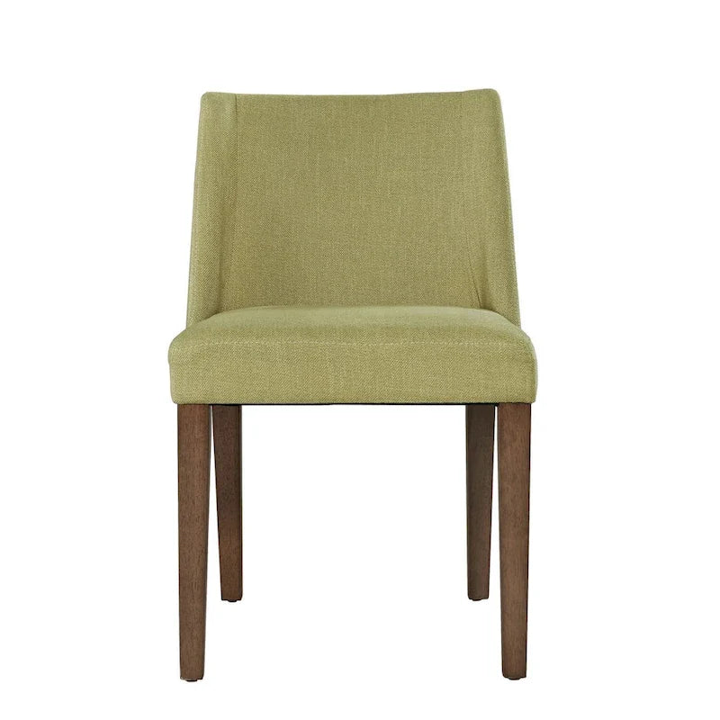 2-Piece Space-Saving Dining Chair Set with Walnut Frame and Linen Upholstery - Available in Multiple Colors - Image 29