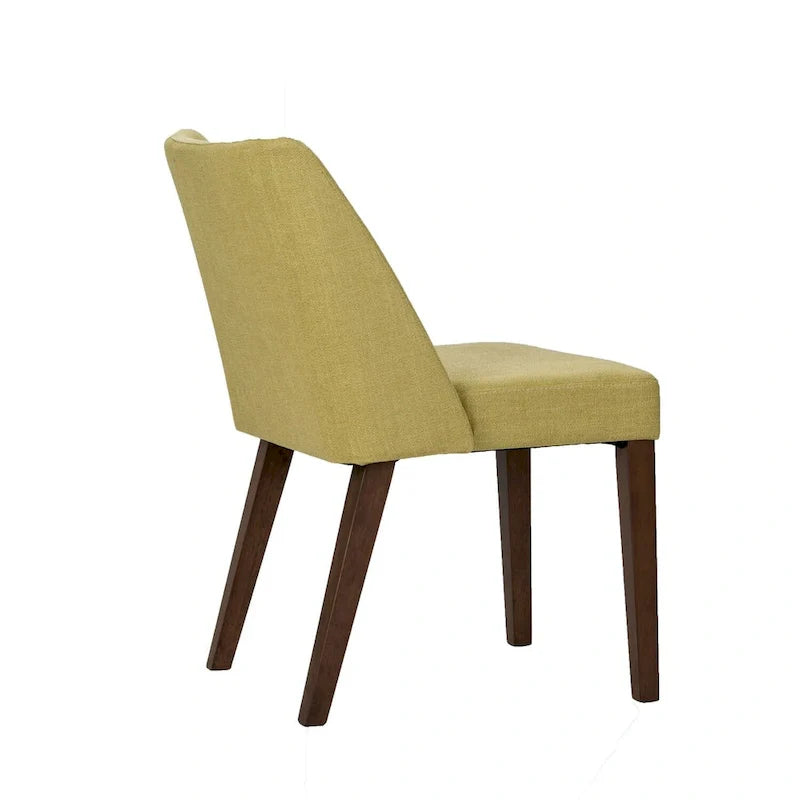 2-Piece Space-Saving Dining Chair Set with Walnut Frame and Linen Upholstery - Available in Multiple Colors - Image 31