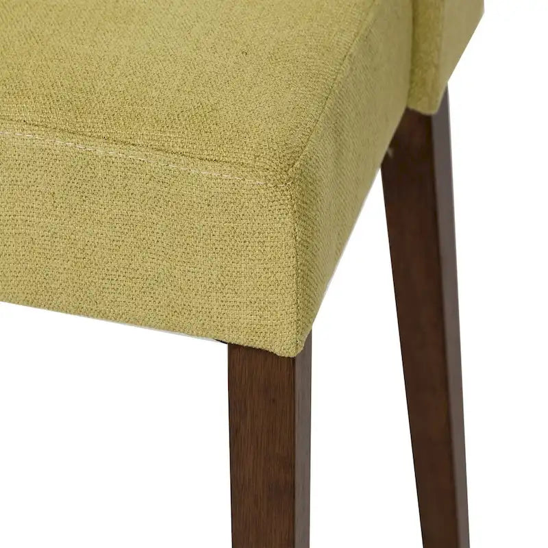 2-Piece Space-Saving Dining Chair Set with Walnut Frame and Linen Upholstery - Available in Multiple Colors - Image 33