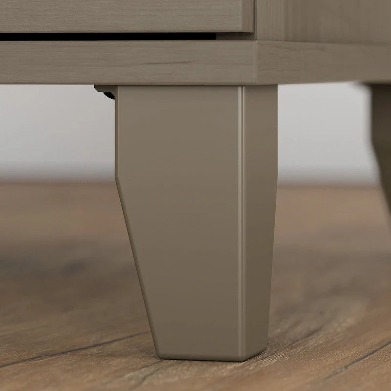 60-Inch Office Desk with Cabinet and 5-Shelf Bookcase - Image 5