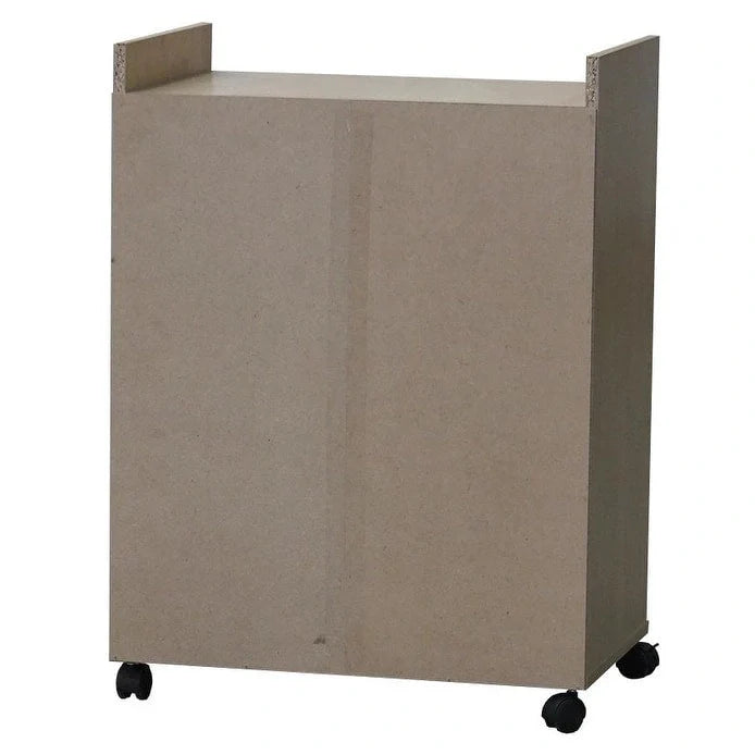 Black Kitchen Microwave Cart with Accent Storage Cabinet, Featuring 1 Drawer and 2 Doors - Image 3