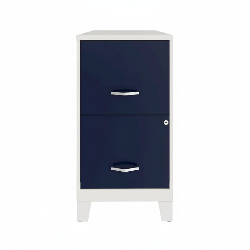 Space Solutions 18D Vertical File Cabinet with 2 Drawers, Accessory Drawer, and Legs - Image 7