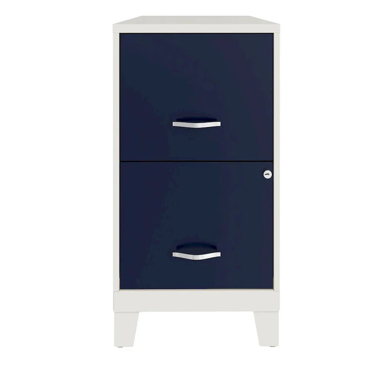 Space Solutions 18D Vertical File Cabinet with 2 Drawers, Accessory Drawer, and Legs - Image 4